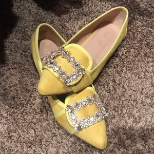 Vici:Case and Chloe embellished pointed flat